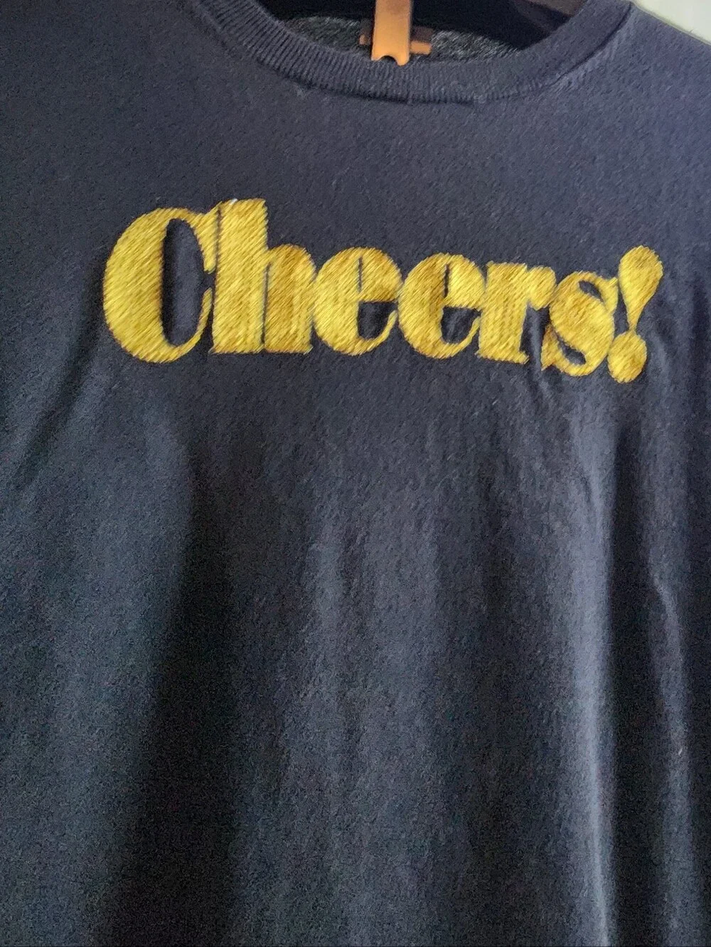 J.CREW Cheers Black Cotton Sweater